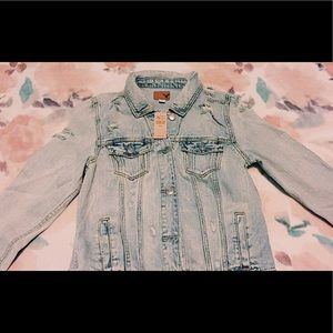 NWT American Eagle Light Wash Denim Jacket